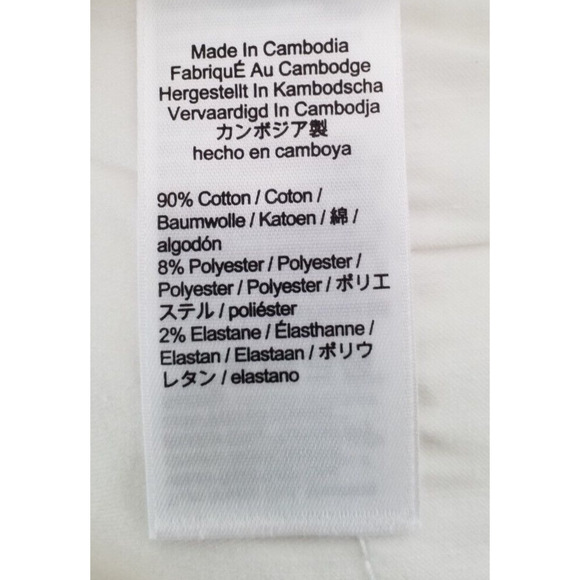 J Crew Womens Size 25 10" Demi Boot Crop Jean White Wash Mid Rise Raw Hem BQ298 - Picture 11 of 11